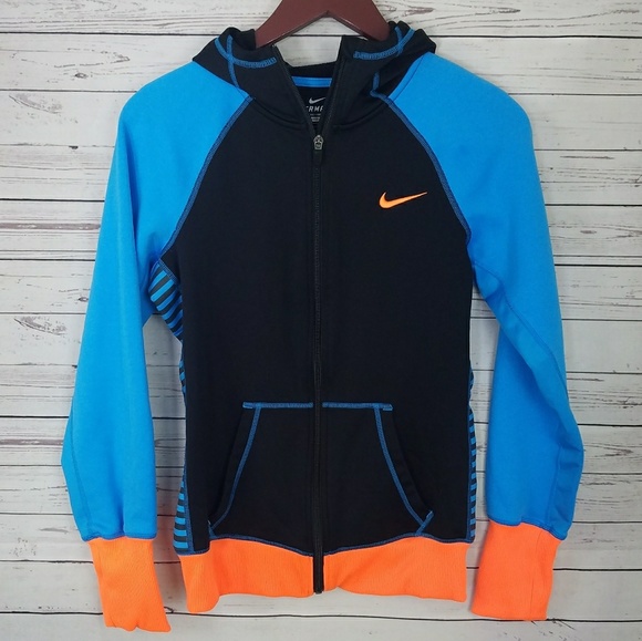 nike blue and orange jacket